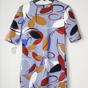Anne Klein Multi-Color Abstract Dress